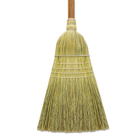Boardwalk Corn/Fiber Warehouse Brooms, 60", Gray/Natural, PK6 BWKBR10002